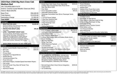 2024 RAM 2500 Big Horn