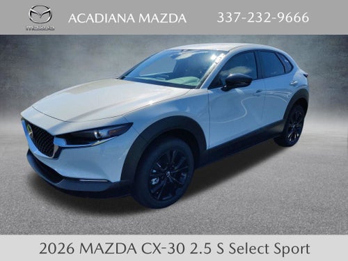 2026 Mazda Mazda CX-30 2.5 S Select Sport AWD