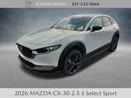 2026 Mazda Mazda CX-30 2.5 S Select Sport AWD