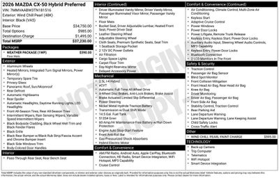 2026 Mazda Mazda CX-50 Hybrid Preferred AWD