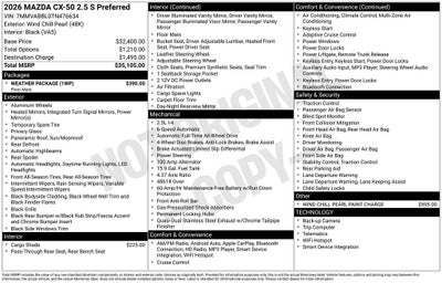 2026 Mazda Mazda CX-50 2.5 S Preferred AWD