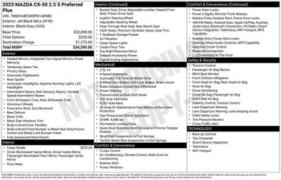 2023 Mazda Mazda CX-50 2.5 S Preferred Plus Package
