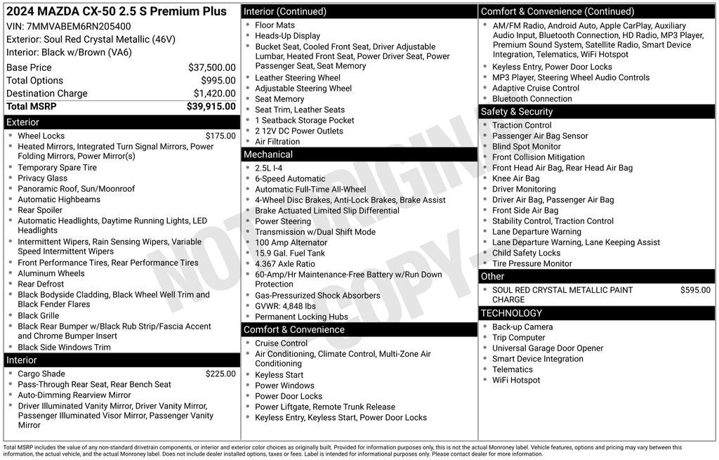 2024 Mazda CX-50 S PREMIUM PLUS - Photo 13