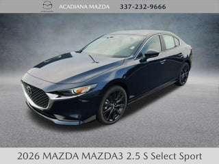 2026 Mazda Mazda3 Sedan 2.5 S Select Sport