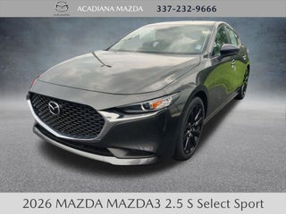 2026 Mazda Mazda3 Sedan 2.5 S Select Sport