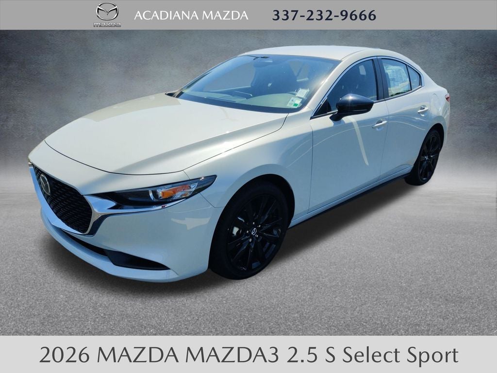 2026 Mazda Mazda3 Sedan 2.5 S Select Sport