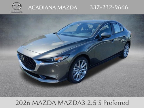 2026 Mazda Mazda3 Sedan 2.5 S Preferred