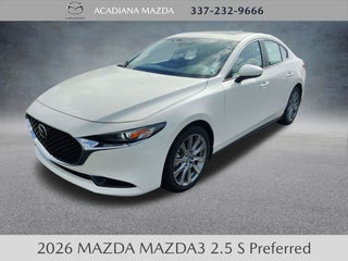 2026 Mazda Mazda3 Sedan 2.5 S Preferred
