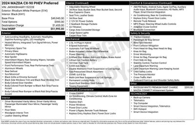 2024 Mazda Mazda CX-90 PHEV Preferred
