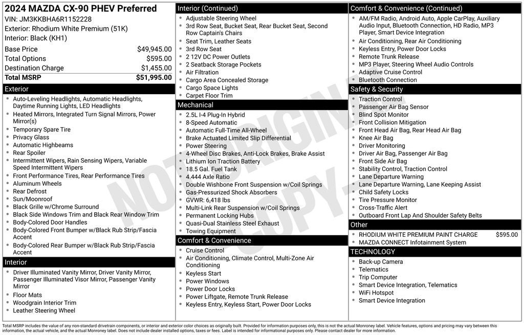 2024 Mazda Mazda CX-90 PHEV Preferred